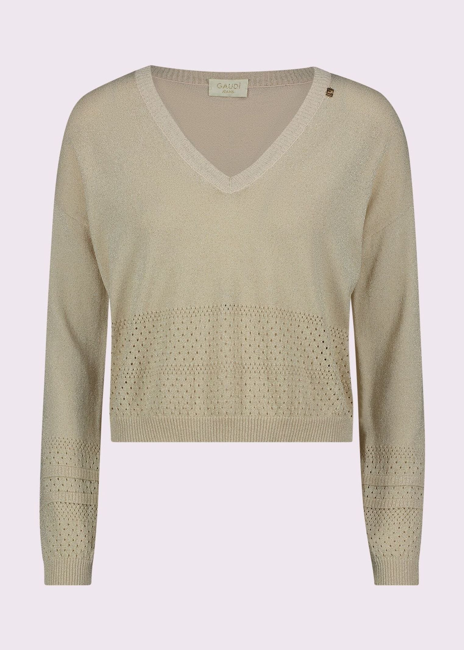 Maglia scollo a V in filato 511BD53022 3216 GAUDI' 