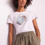 T-shirt con stampa 511BD64034 2100 GAUDI' 