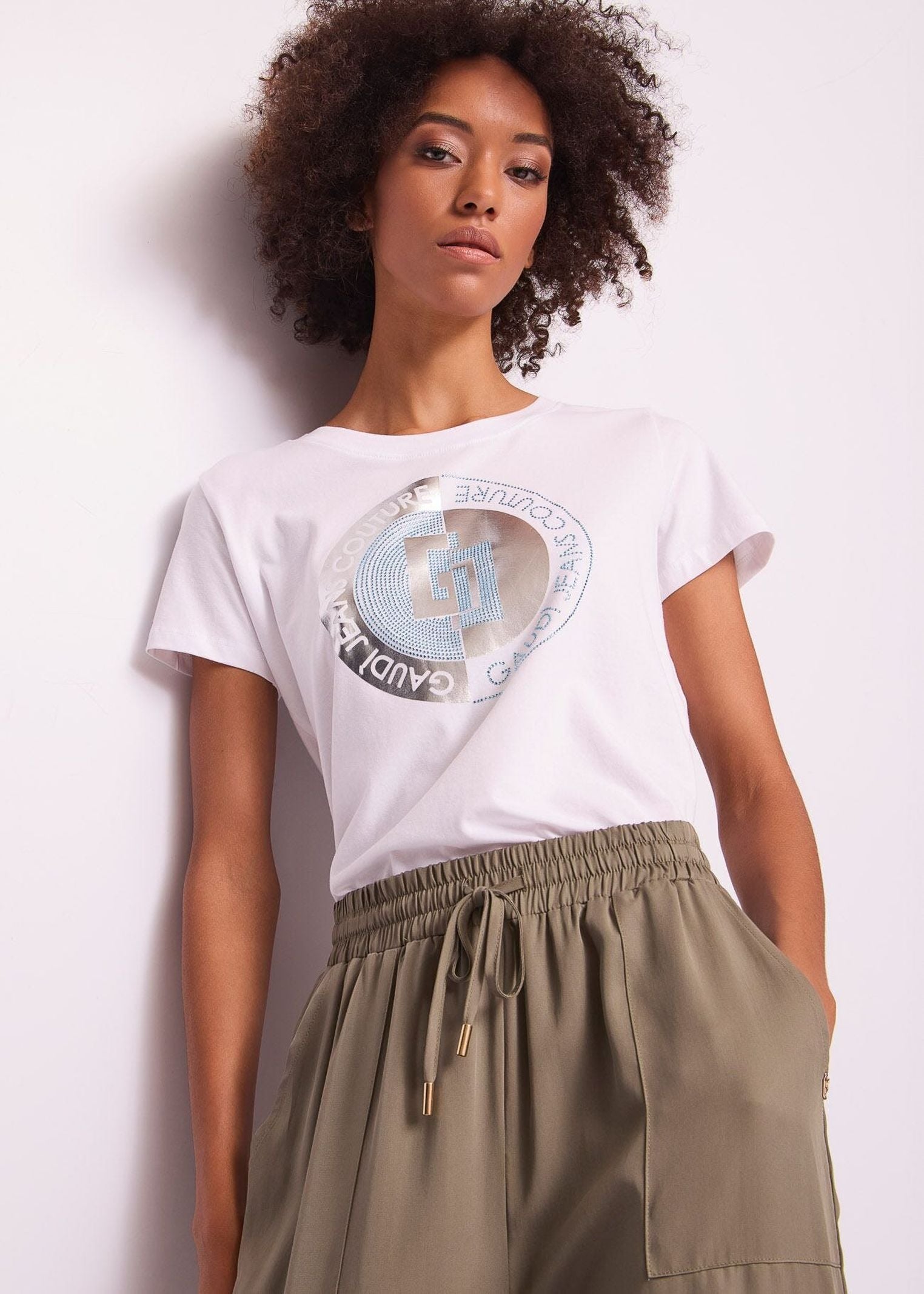 T-shirt con stampa 511BD64034 2100 GAUDI' 
