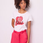 T-shirt con stampa cuore 511BD64037 2100 GAUDI' 