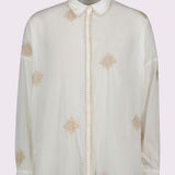Camicia con ricami dorati - Gaudi 511FD45001 51100901 GAUDI' 