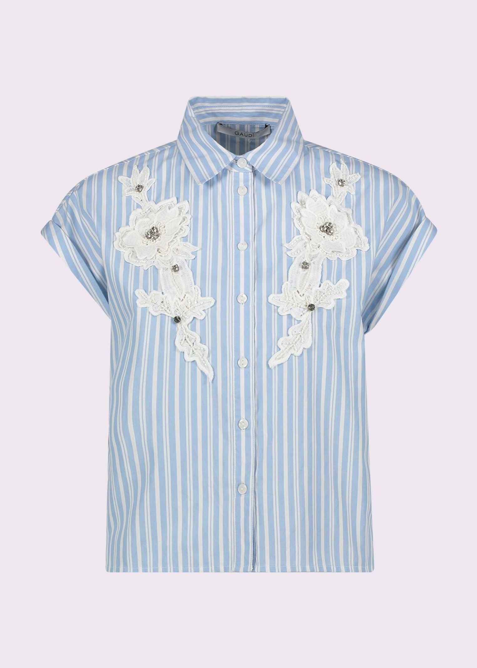 Camicia con ricamo 511FD45024 51101001 GAUDI' 