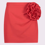 Minigonna con fiore 511FD75008 2482 GAUDI' 