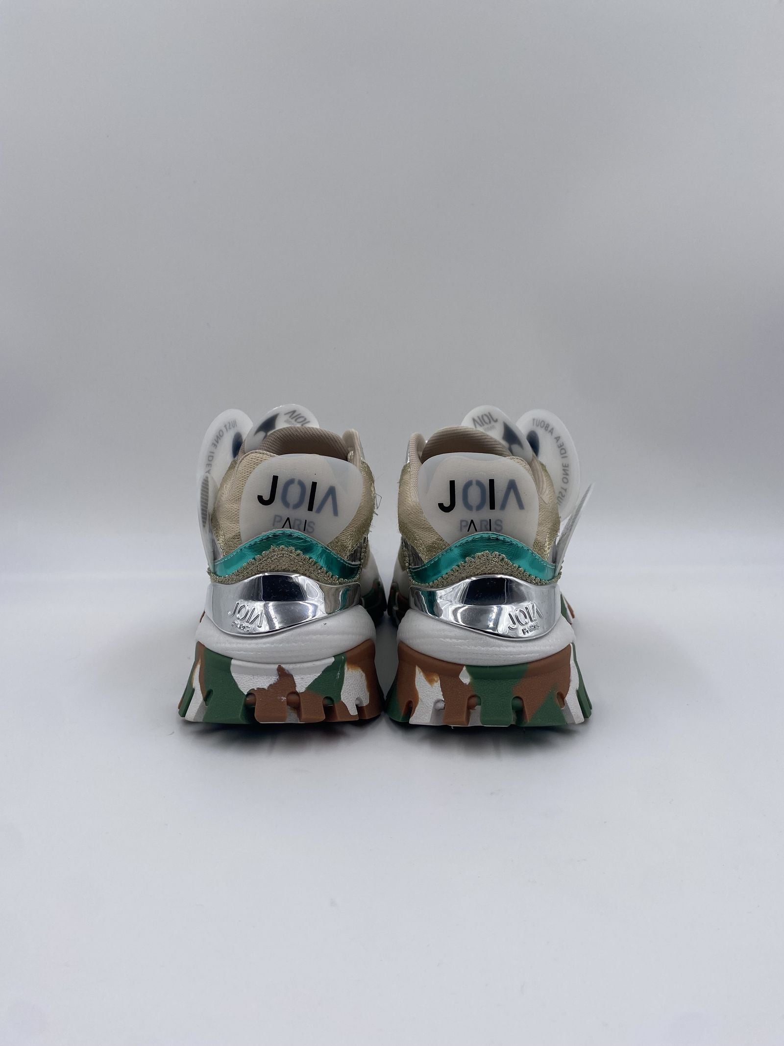 Sneakers bianco e oro F033A0101 01 JOIAPARIS 