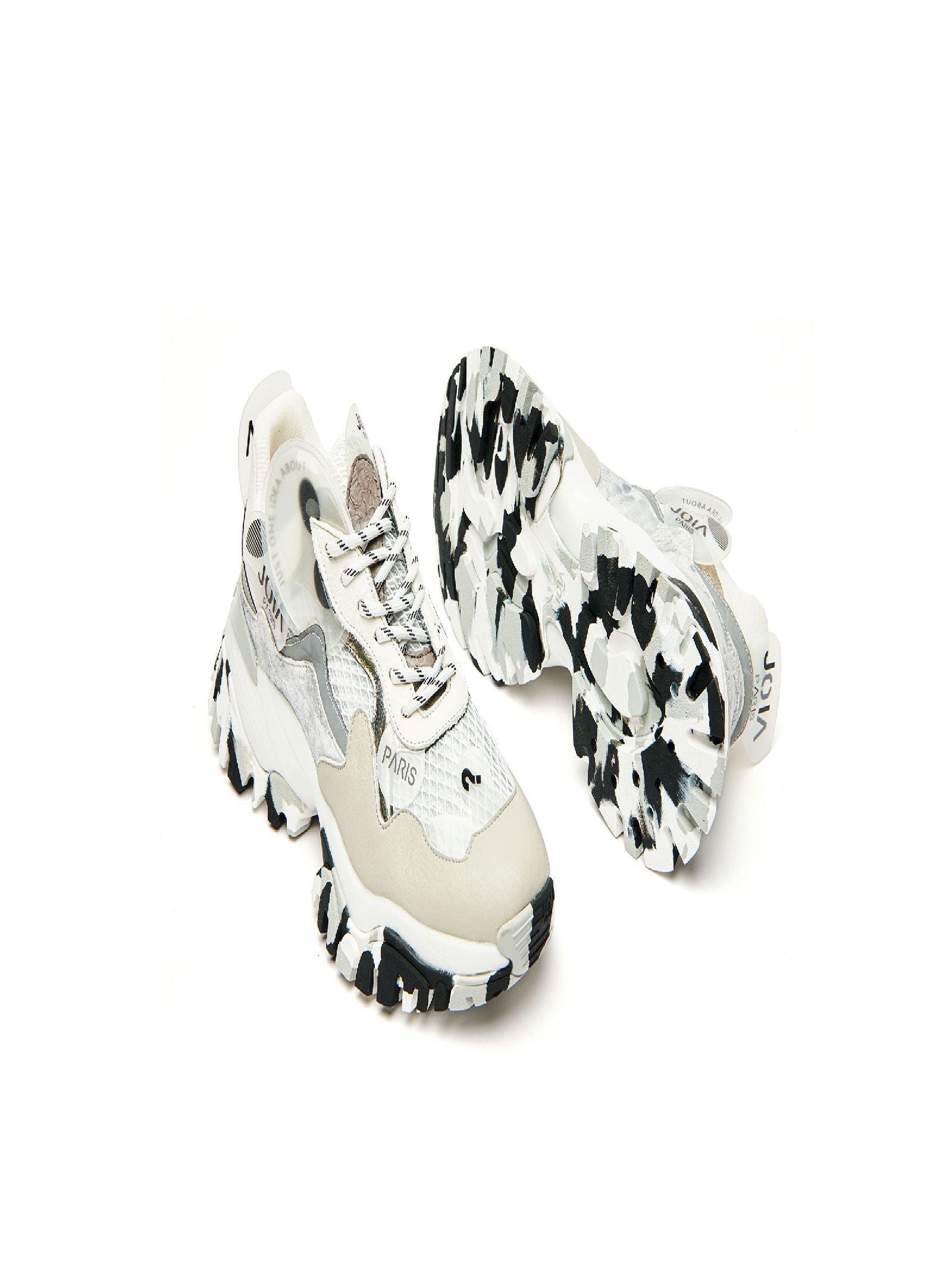 Sneakers bianco e grigio F033A0103 03 JOIAPARIS 