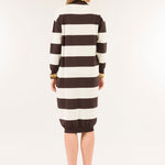 Cardigan lungo a righe - Kontatto 3M0536C V160 KONTATTO 