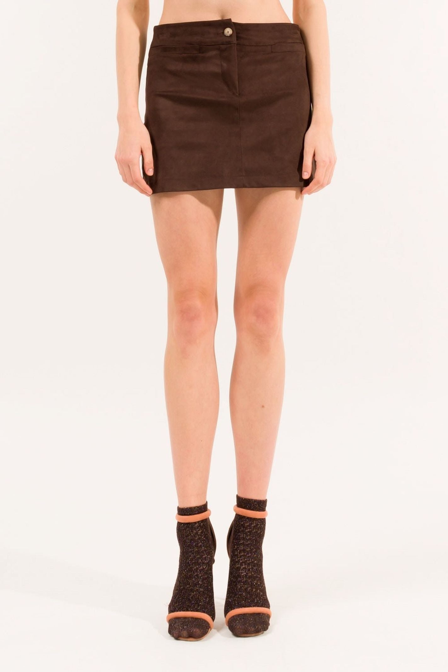 Minigonna in suede - Kontatto ADF400C 261 KONTATTO 