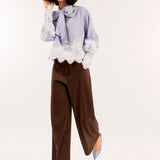 Pantalone suede ADF403C 261 KONTATTO 