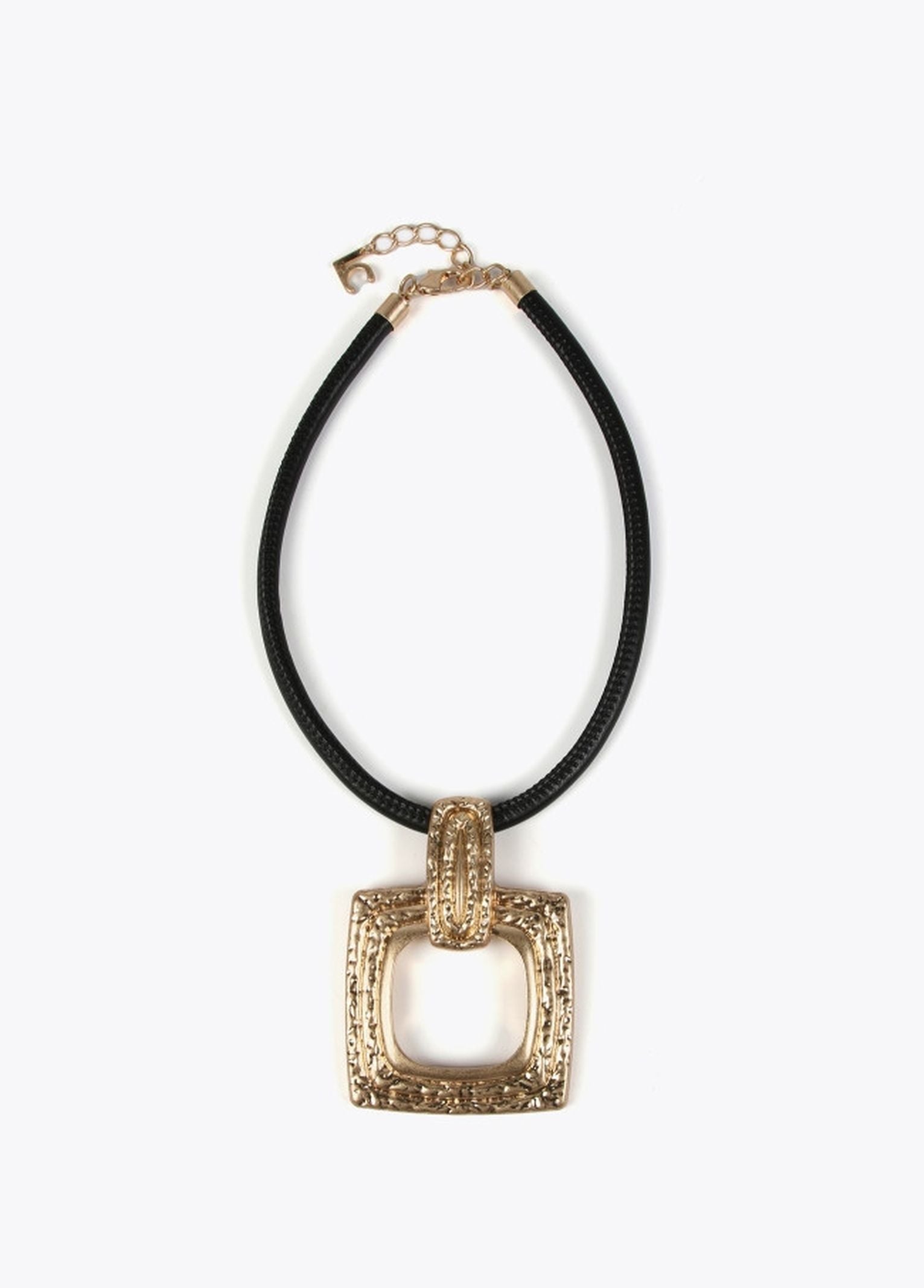 Collana dorata con laccio nero LS2503050 0M2 LOLA 