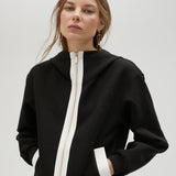 Felpa bicolore con cappuccio LS2511018 00N LOLA 