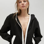 Felpa bicolore con cappuccio LS2511018 00N LOLA 