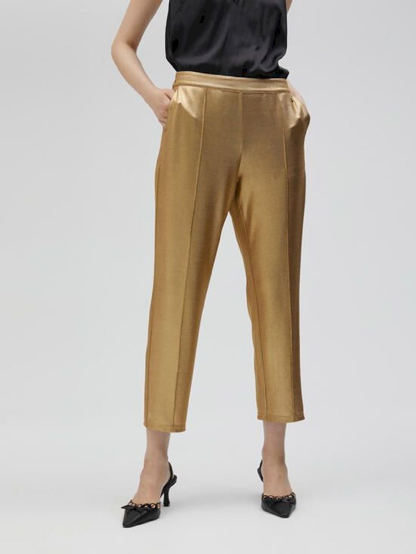 Pantalone jogger laminato LS2514011 0M2 LOLA 
