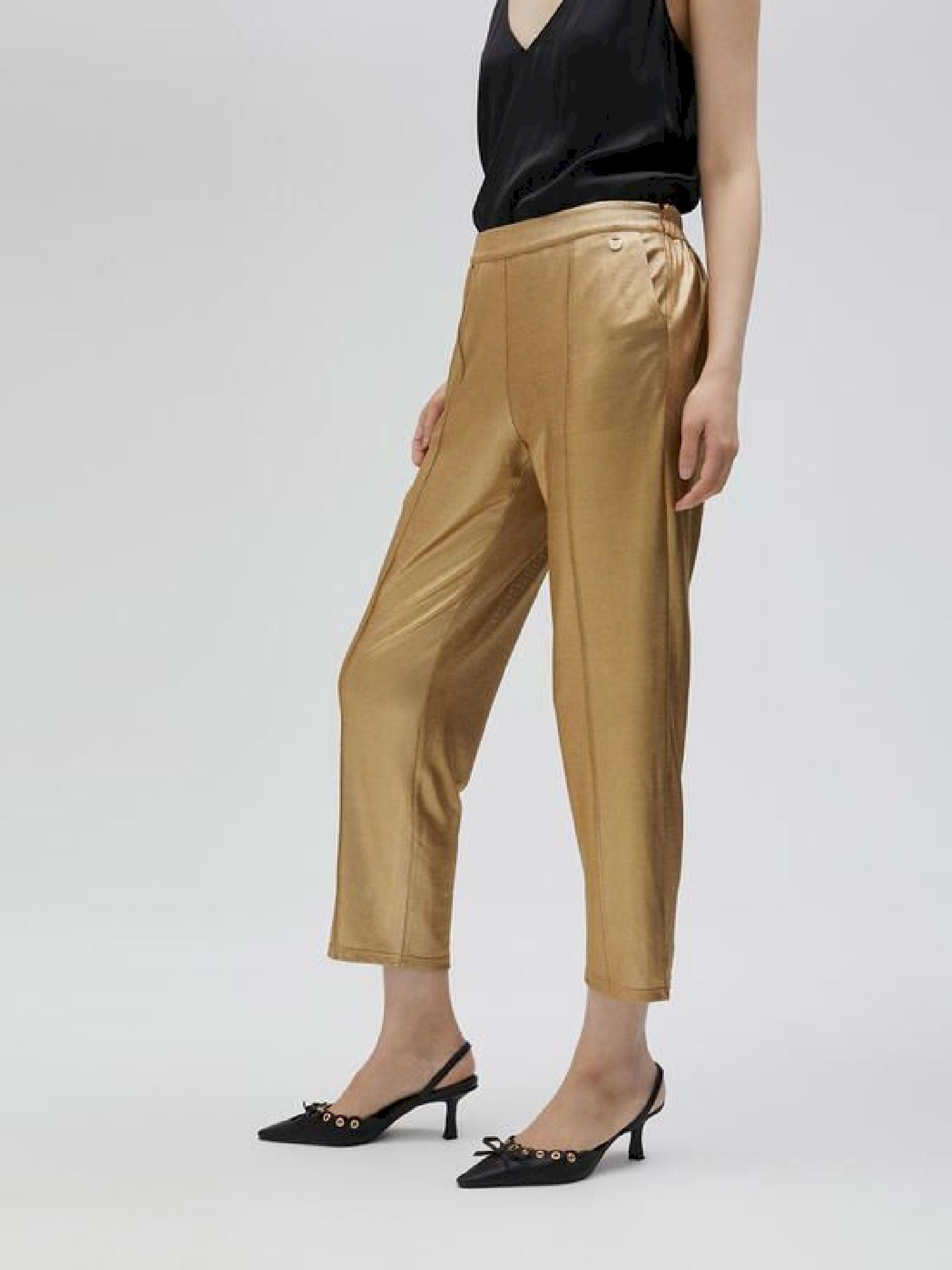 Pantalone jogger laminato LS2514011 0M2 LOLA 