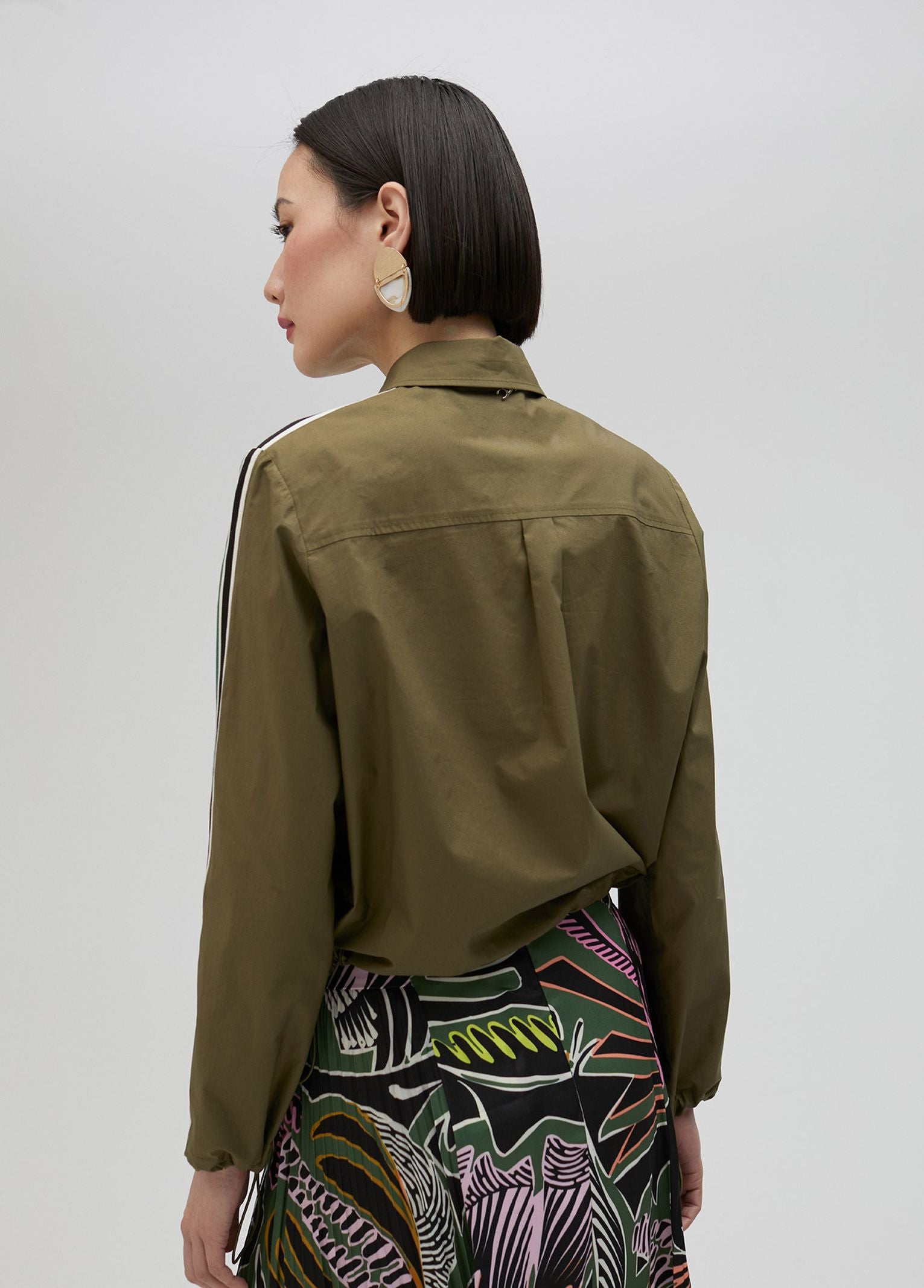 Camicia popeline con elastico LS2515006 060 LOLA 