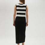 Abito in maglia bicolore - LolaCasademunt LS2516001 1BN LOLA 