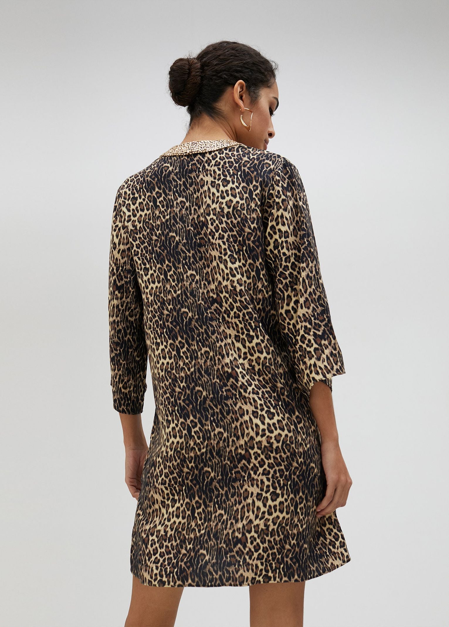 Abito stampa animalier LS2516036 350 LOLA 