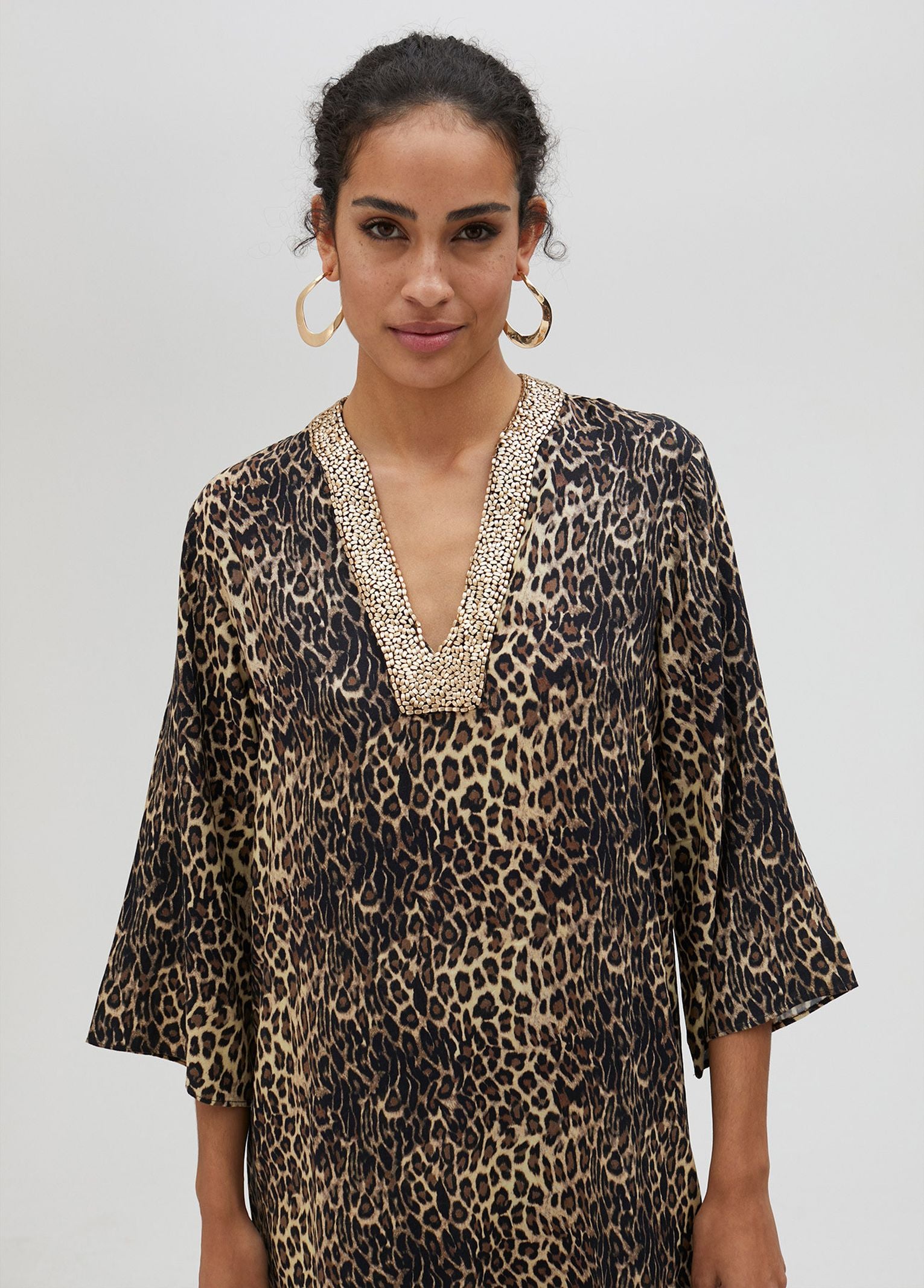 Abito stampa animalier LS2516036 350 LOLA 