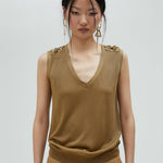 Top con occhielli MS2515048 066 LOLA 