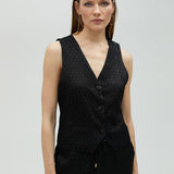 Gilet jacquard MS2502007 00N MAITE 