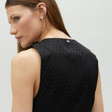 Gilet jacquard MS2502007 00N MAITE 