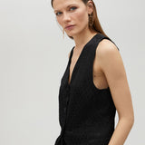 Gilet jacquard MS2502007 00N MAITE 