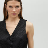 Gilet jacquard MS2502007 00N MAITE 