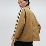 Trench corto con bande colorate MS2502012 052 MAITE 