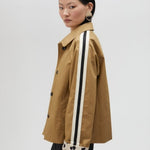 Trench corto con bande colorate MS2502012 052 MAITE 