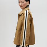Trench corto con bande colorate MS2502012 052 MAITE 