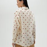 Camicia trasparente motivo pois MS2515026 001 MAITE 