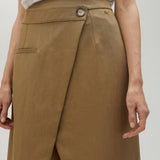 Gonna lunga con spacco centrale MS2508004 052 MAITE 