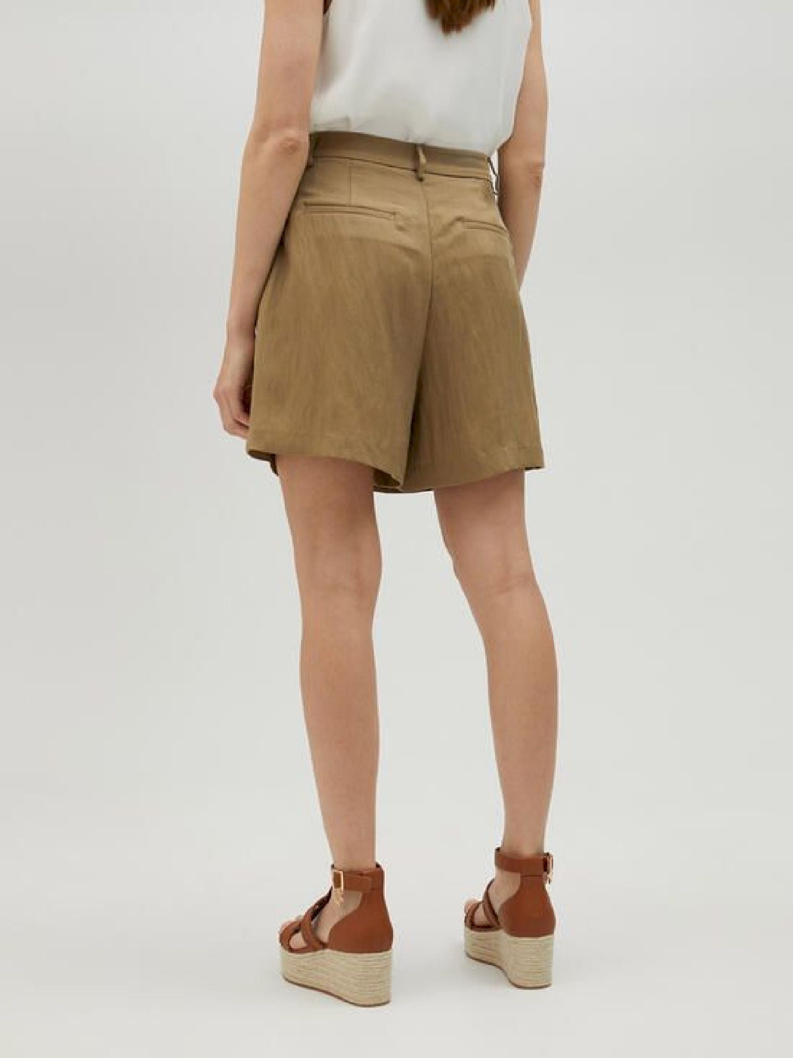 Shorts con chiusura a portafoglio MS2508005 050 MAITE 