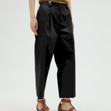 Pantalone in tessuto sartoriale MS2514018 00N MAITE 
