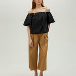 Pantalone cropped con elastico MS2514020 052 MAITE 