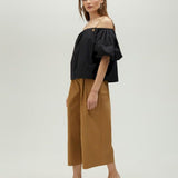 Pantalone cropped con elastico MS2514020 052 MAITE 