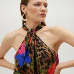 Abito stampa animalier MS2515033 352 MAITE 