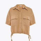 Camicia con coulisse C016RU MA635 MANILA GRACE 