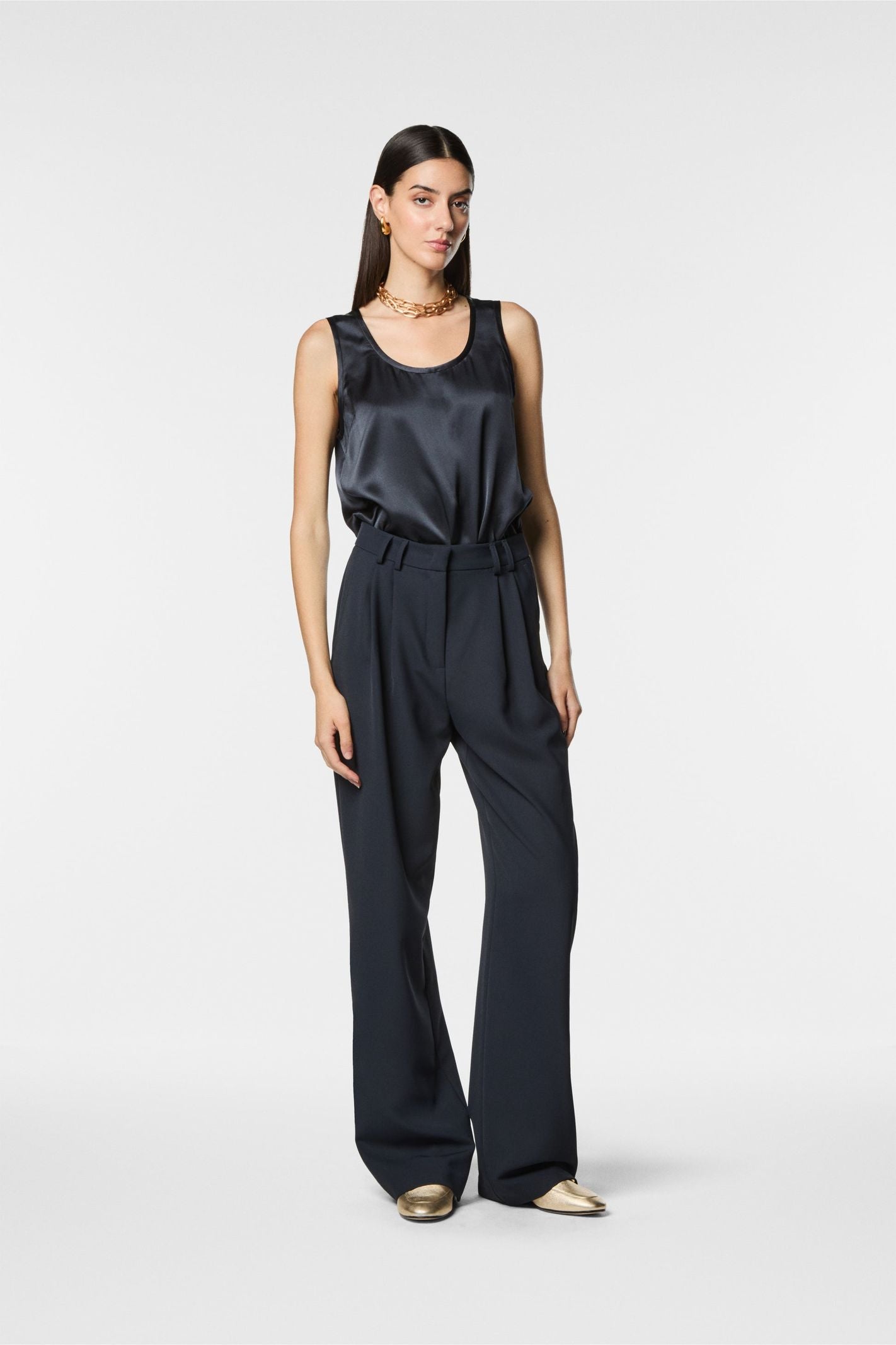 Pantalone con pence Einaudi 39BB-EINAUDI 0700 NENETTE 