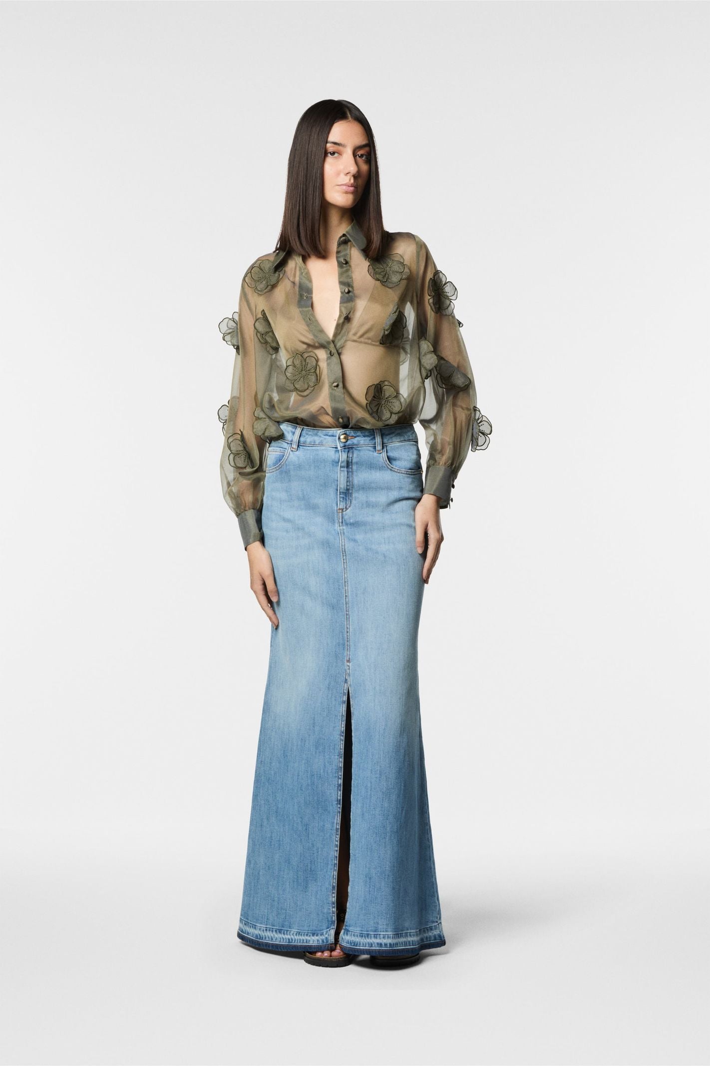 Gonna in denim Sale 39BB-SALE 0474 NENETTE 