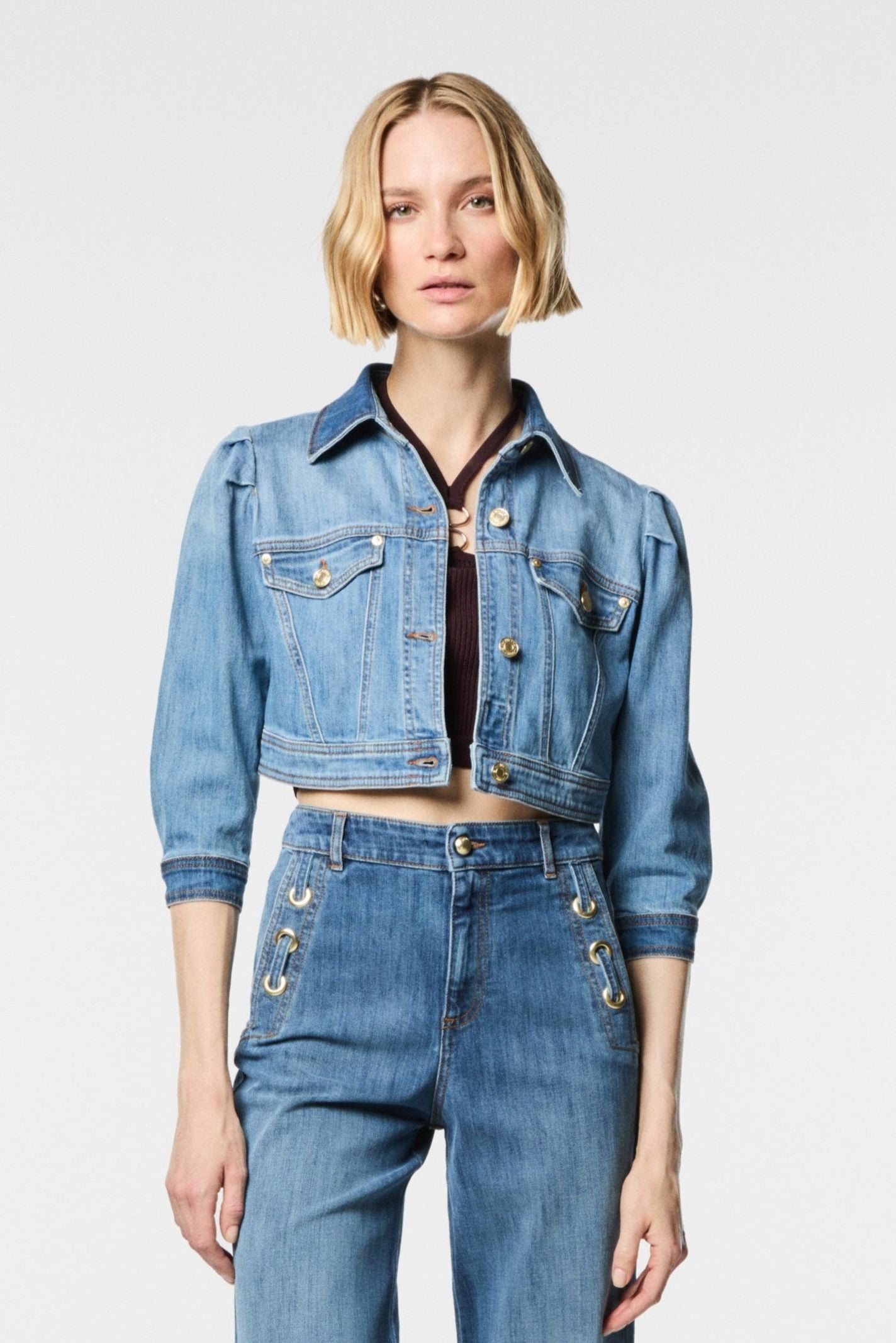 Giubbotto in denim Salza 39BB-SALZA 0474 NENETTE 