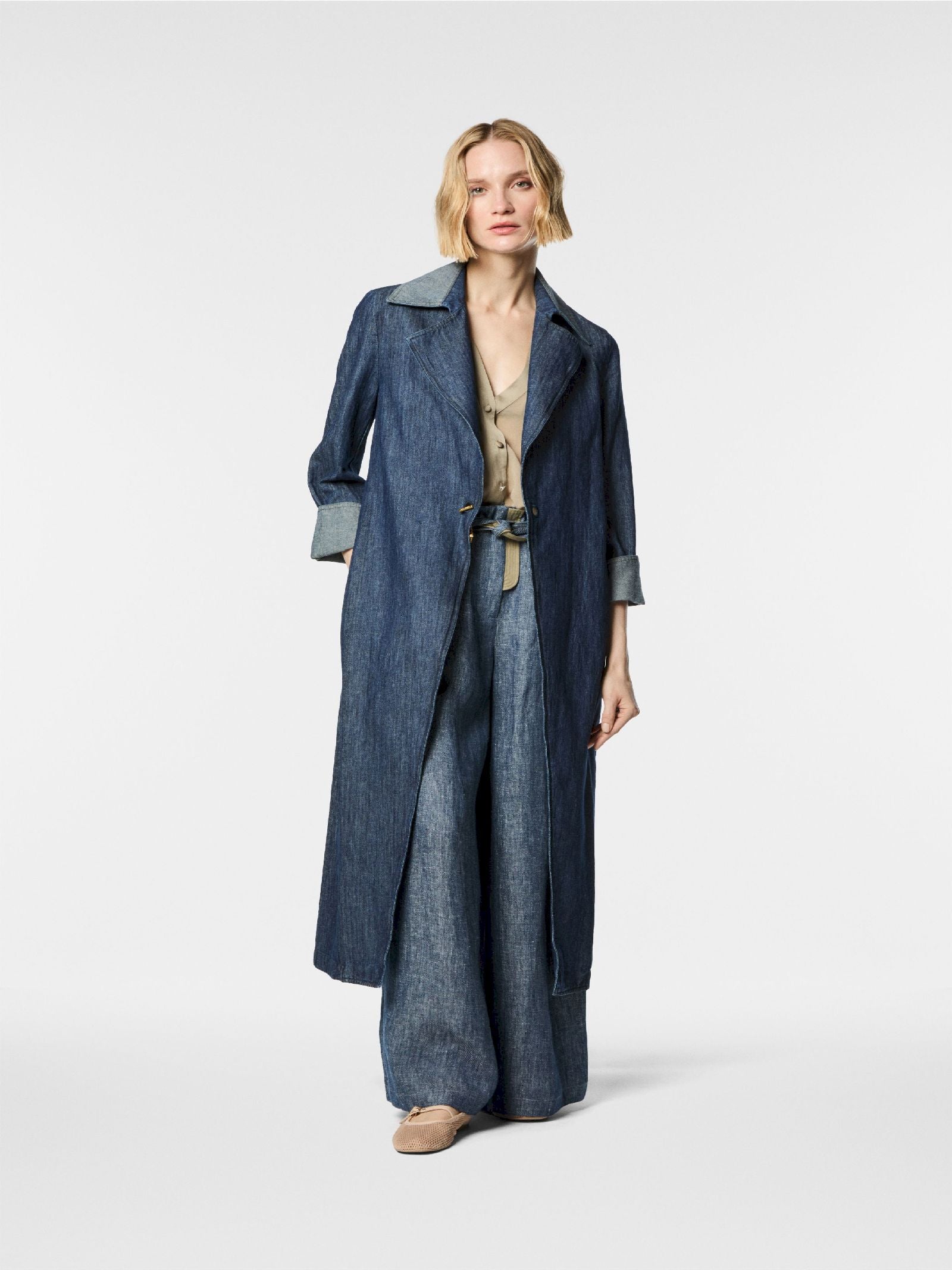 Trench in denim Senim 39BB-SENIM 0800 NENETTE 