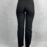 Jeans regular vita alta 12181 NERO OFELIA 