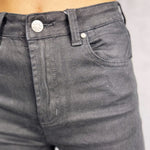 Jeans regular vita alta 12181 NERO OFELIA 
