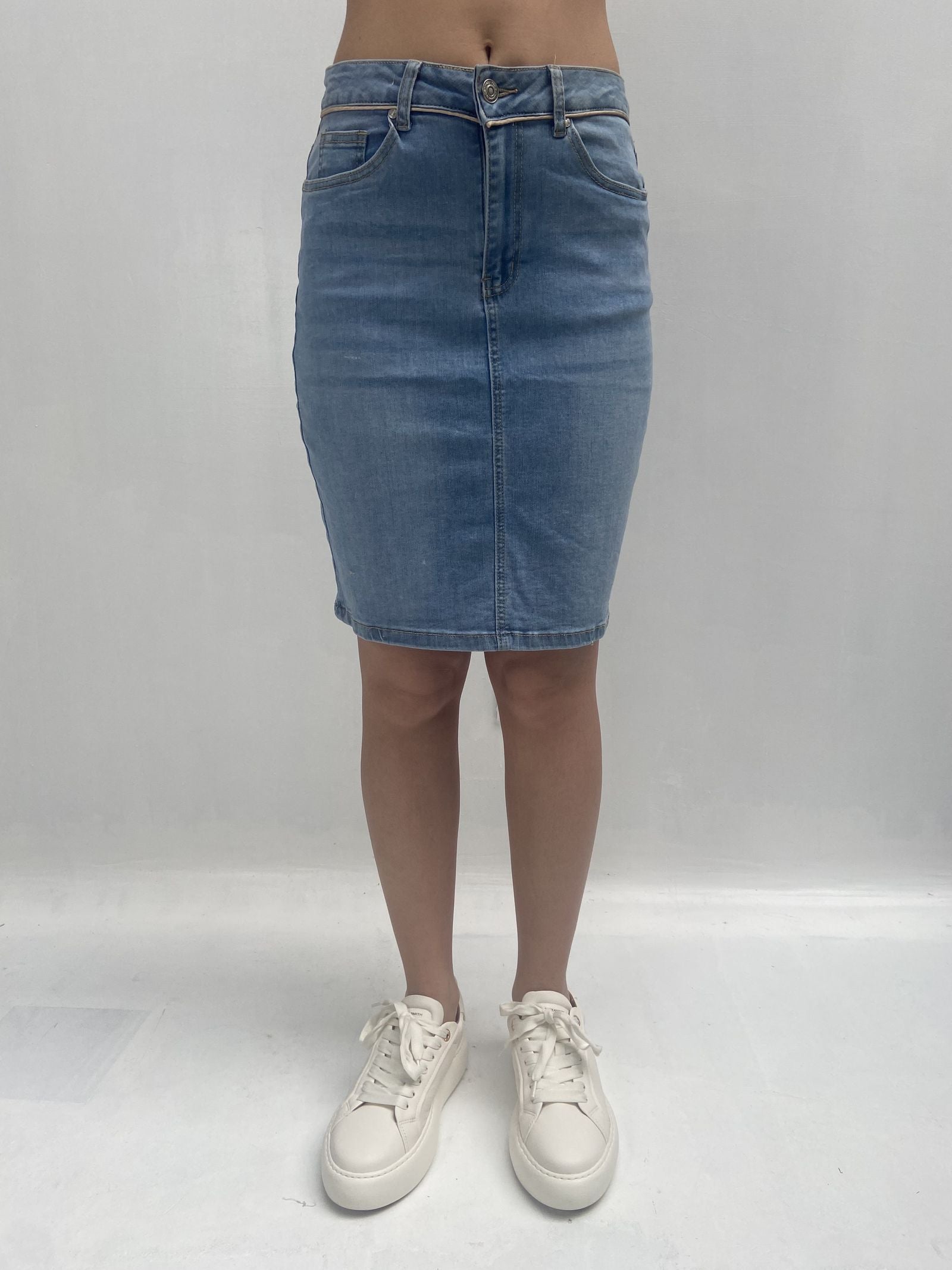 Gonna corta in denim 125104JC866 DENIM OFELIA 
