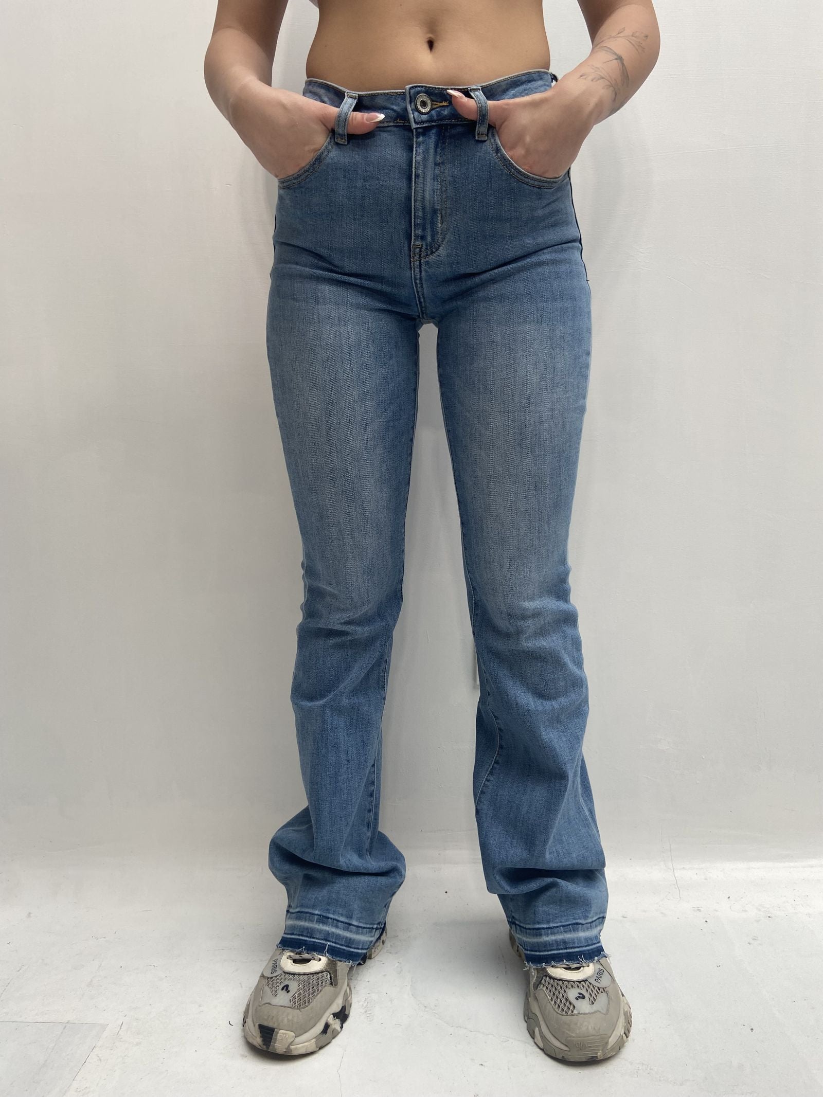 Jeans a zampa 1353ZAMPA DENIM OFELIA 