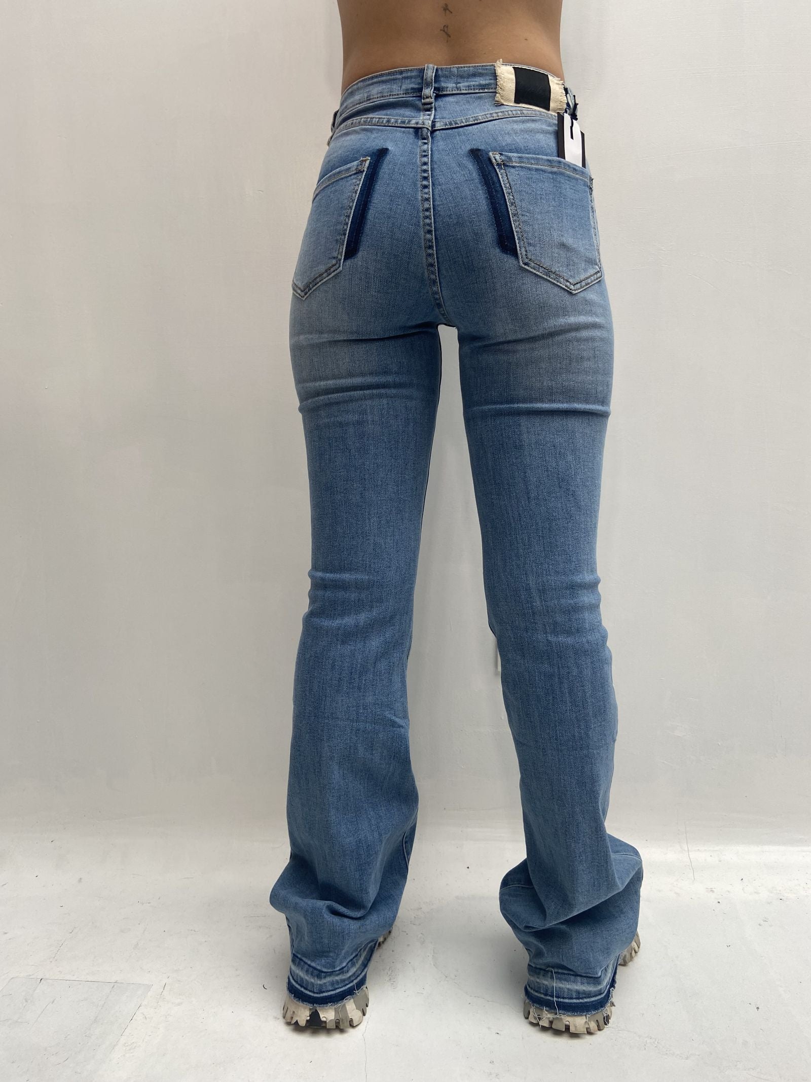 Jeans a zampa 1353ZAMPA DENIM OFELIA 