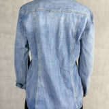 Camicia denim lavaggio chiaro 220102JC710 DENIM OFELIA 