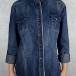 Camicia denim lavaggio scuro 220102JC760 DENIM OFELIA 