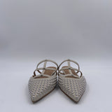 Scarpa bassa aperta con borchie - Ofelia 2569 LATTE OFELIA 