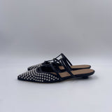 Scarpa bassa aperta con borchie - Ofelia 2569 NERO OFELIA 